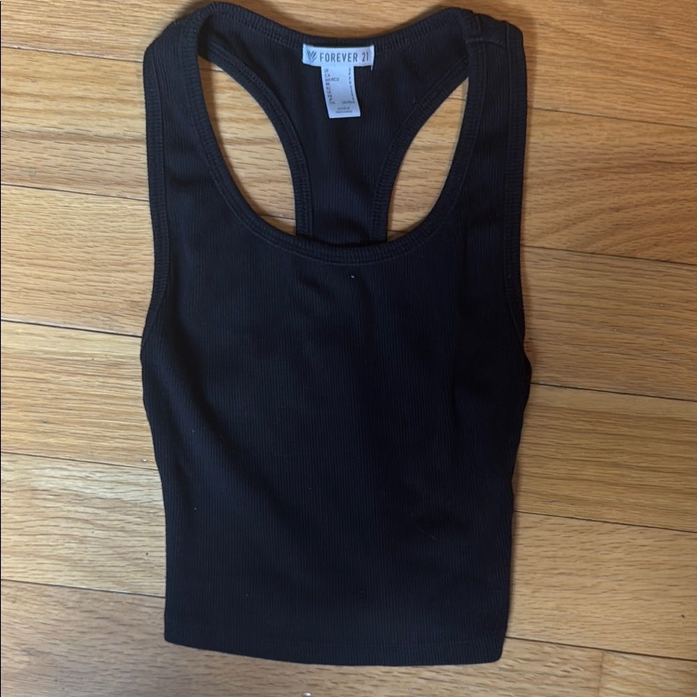 Forever 21 Classic Black Tank Top